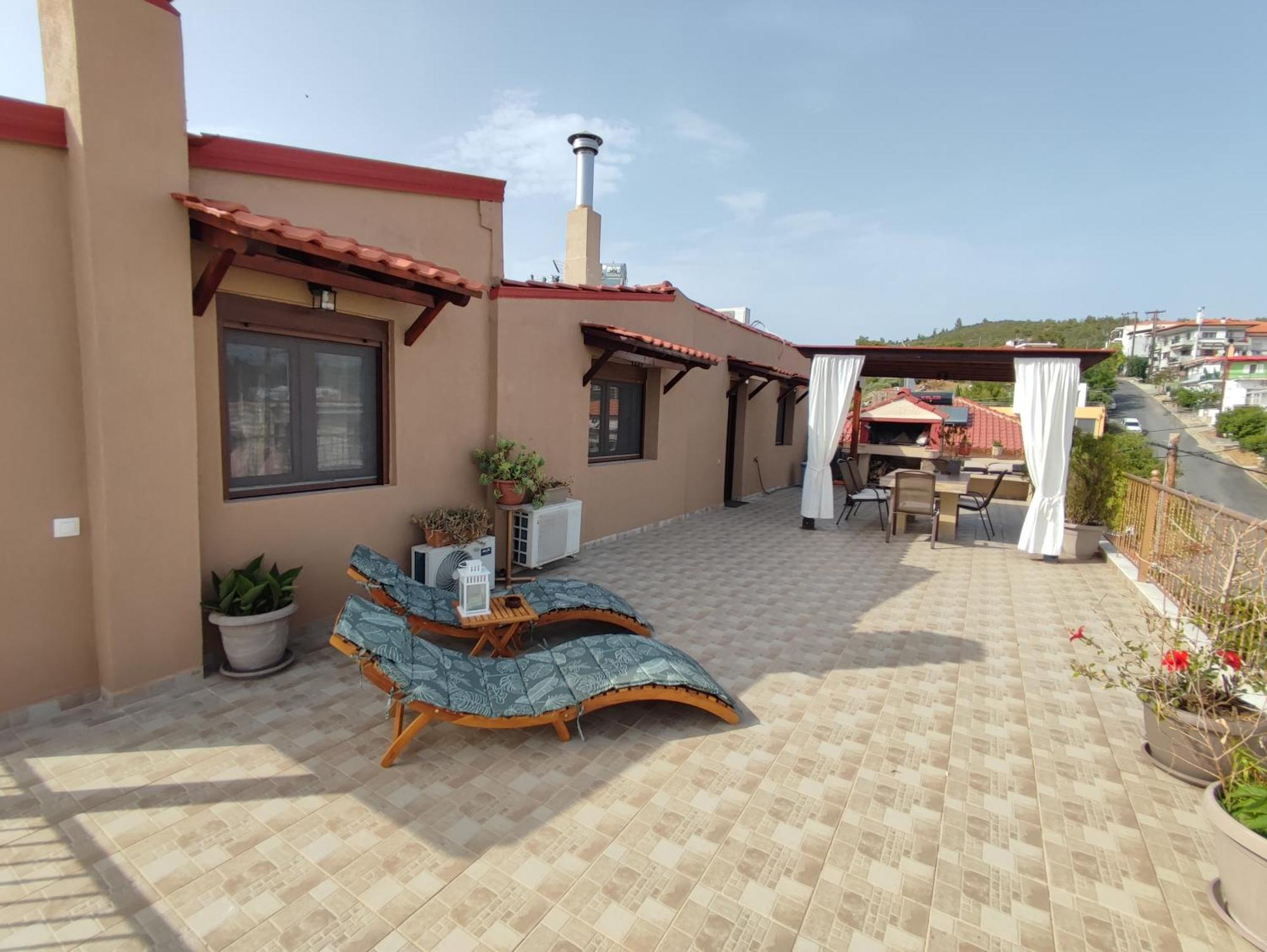 Theasis Luxury Panoramic Penthouse Apartment Neos Marmaras Exterior photo